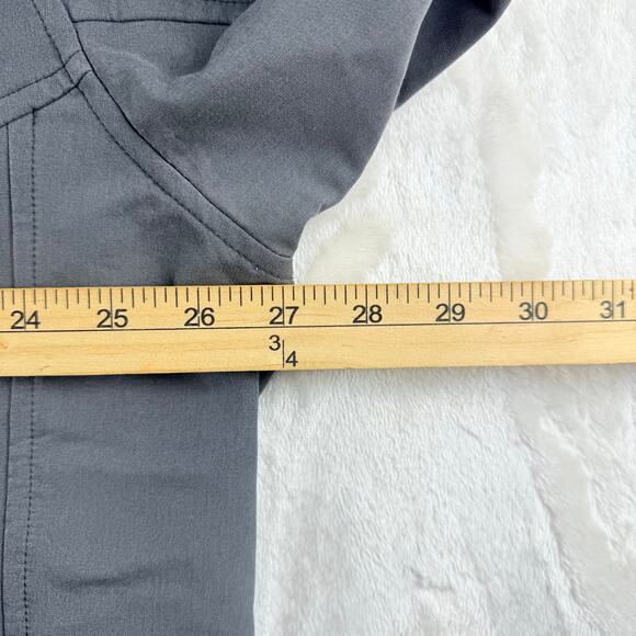 The North Face Jacket Men's XXL Flash Dry Full Zip Gray Softshell Activewear - Picture 8 of 12